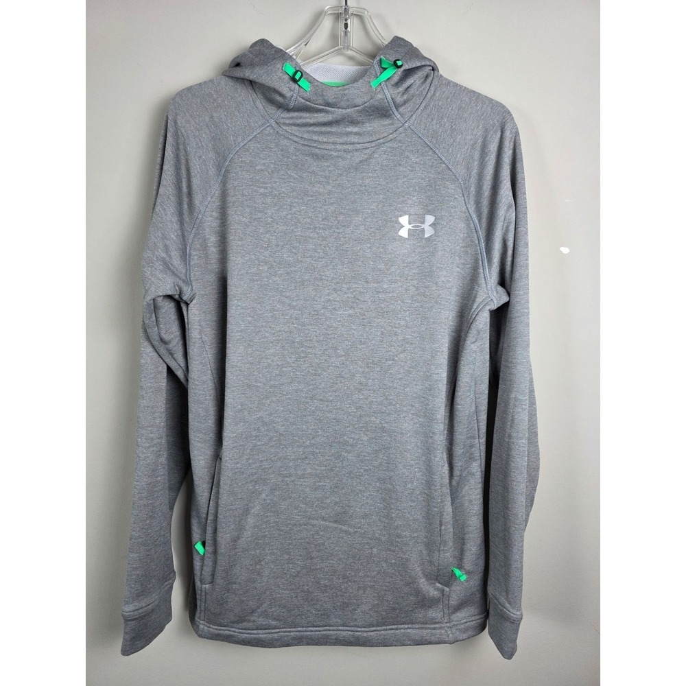 Under Armour Mens Sz S‎ Gray Hoodie Sweatshirt Loose Fit Size SM P CH